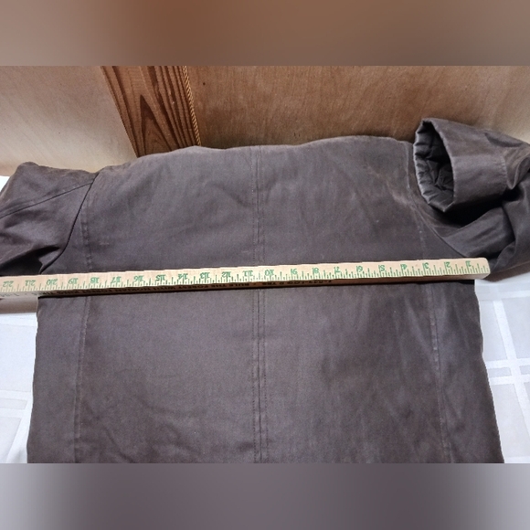 Liz Claiborne Winter Jacket/ Size S/ Detachable hood, zip & snap closure/ Brown - Picture 9 of 11